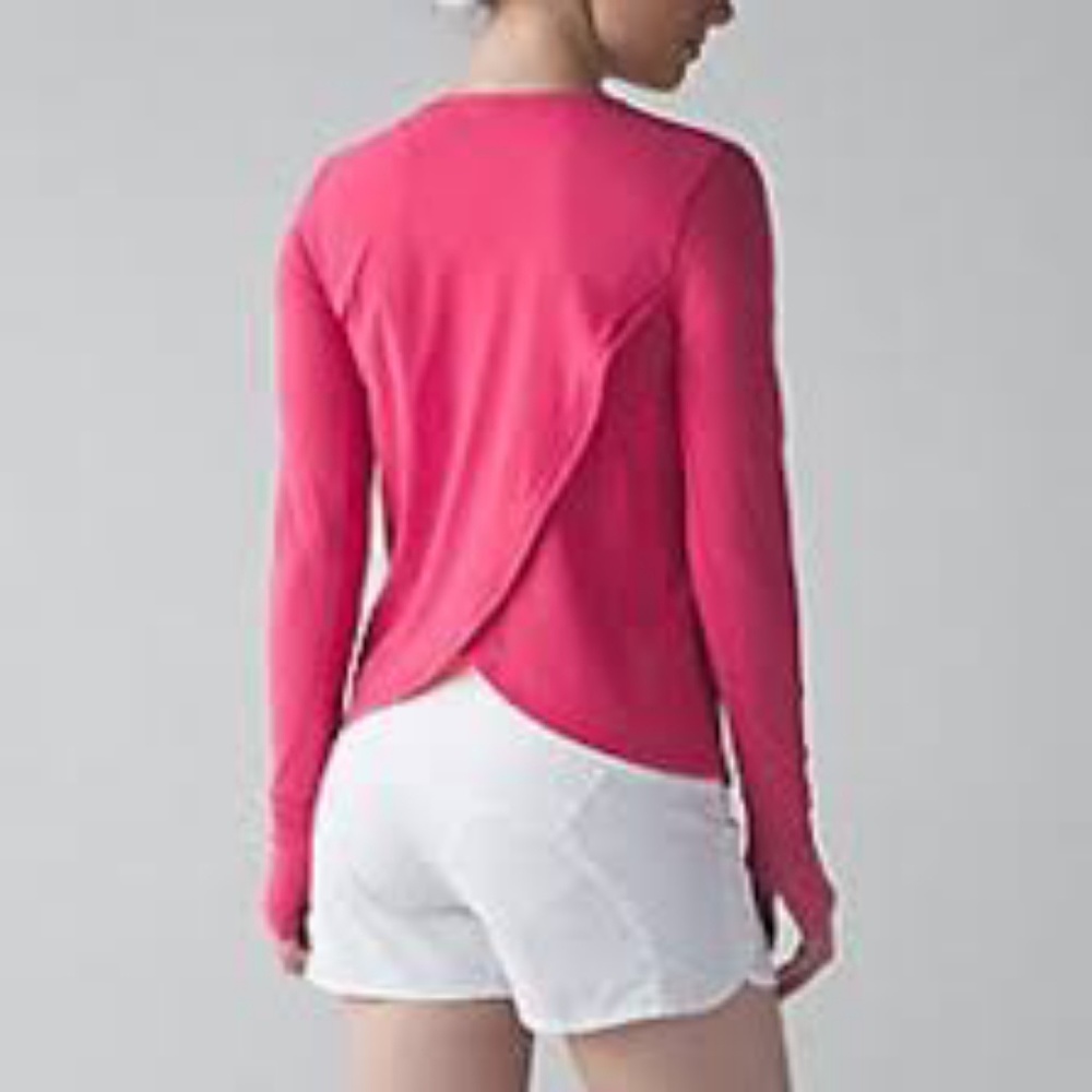 Lululemon dunaway runaway split back shirt